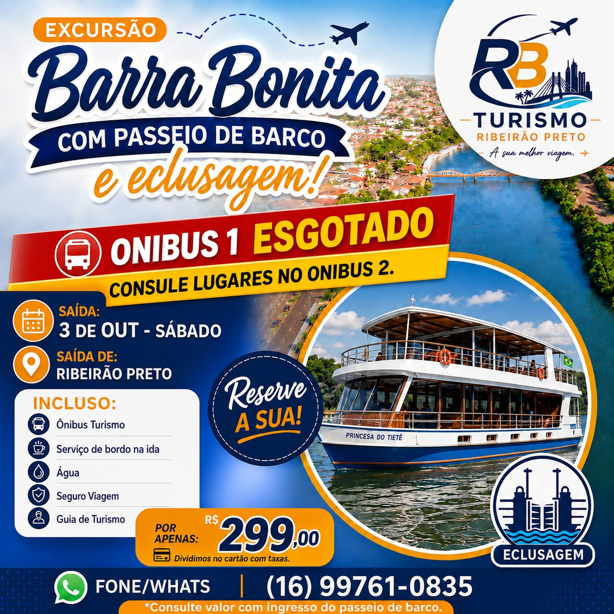 Excursão Barra Bonita