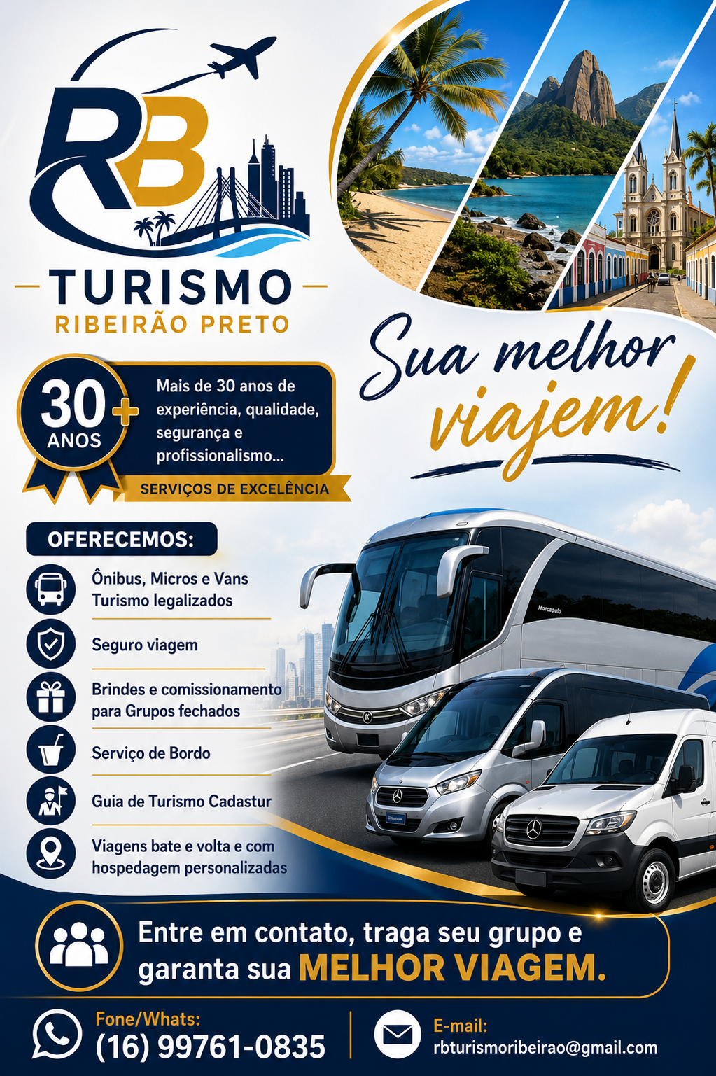 RB Turismo - 30 Anos de Experiência